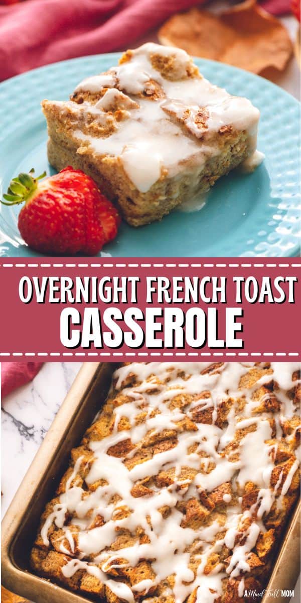 Overnight French Toast Casserole delivers the classic flavor you know and love of French Toast in a delicious hands-off, prep-ahead breakfast casserole. 