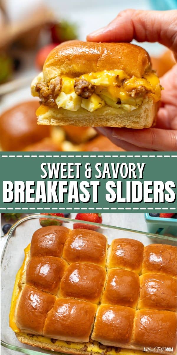 Easy Sweet & Savory Hawaiian Roll Breakfast Sliders