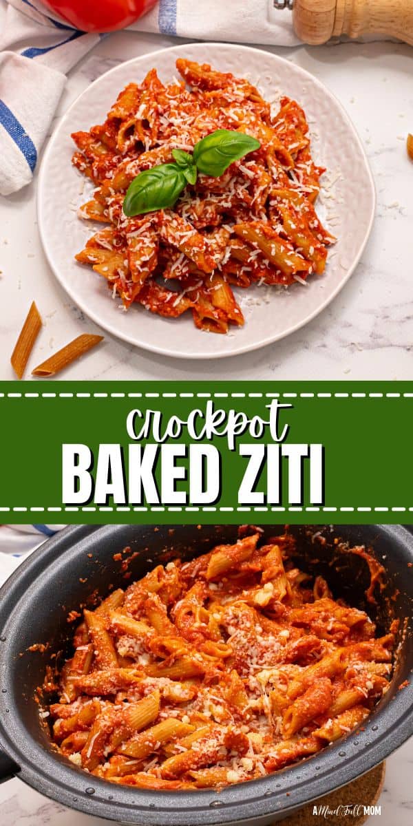 This recipe for Crockpot Pasta features a simple, yet rich homemade sauce, tons of cheese, and noodles that are cooked to perfection right in the slow cooker. Slow Cooker "Baked" Ziti is the epitome of an easy, hands-off dinner recipe. 