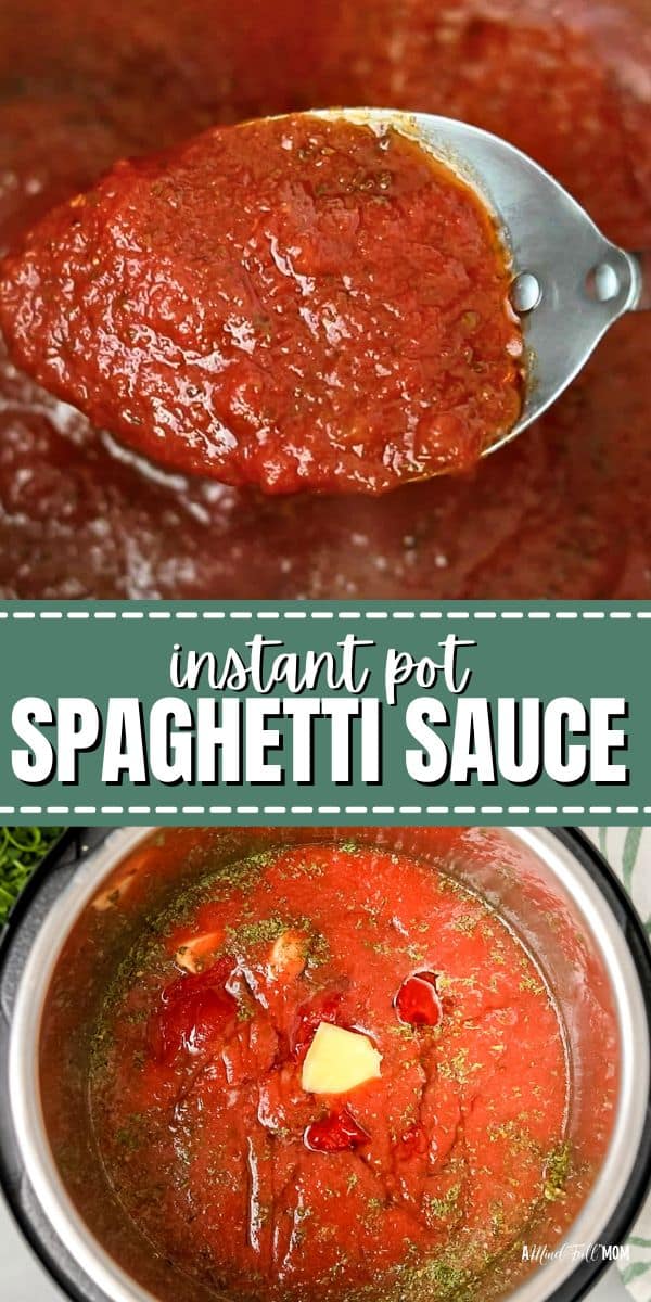 Easy Instant Pot Spaghetti Sauce | A Mind 