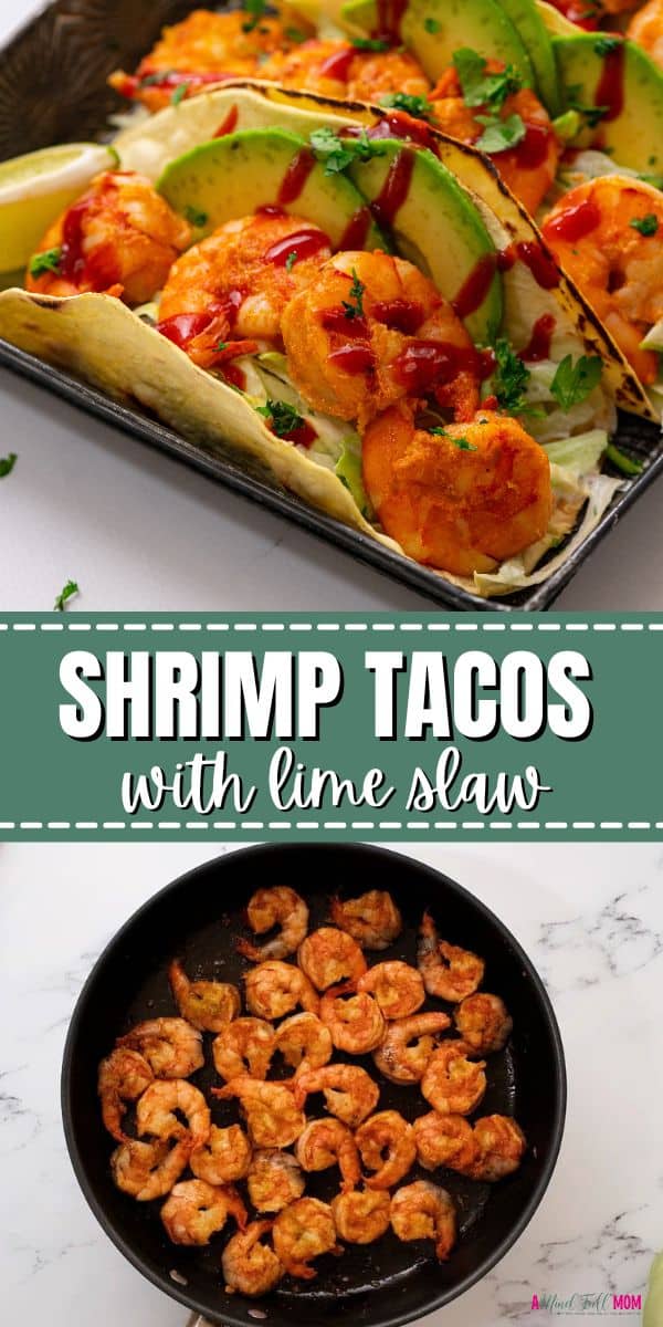 Made with seasoned shrimp and a fresh cilantro lime slaw, this Shrimp Taco Recipe takes only 15 minutes from start to finish. It is a fast and flavorful taco recipe perfect for any night of the week. These easy shrimp tacos will be a recipe you put on repeat. 