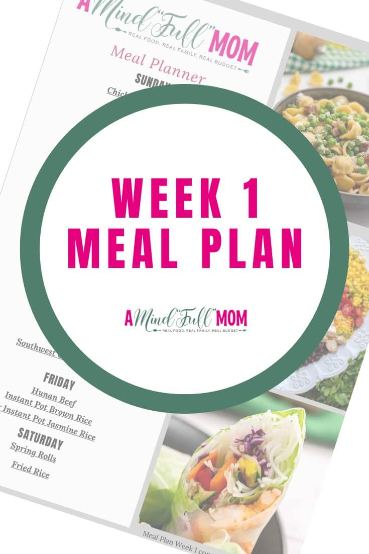 These Free Meal Plans will help you save time, money, and enjoy  wholesome, delicious meals!  Week One's Meal Plan celebrates spring produce and a few of my all-time favorite salads. 