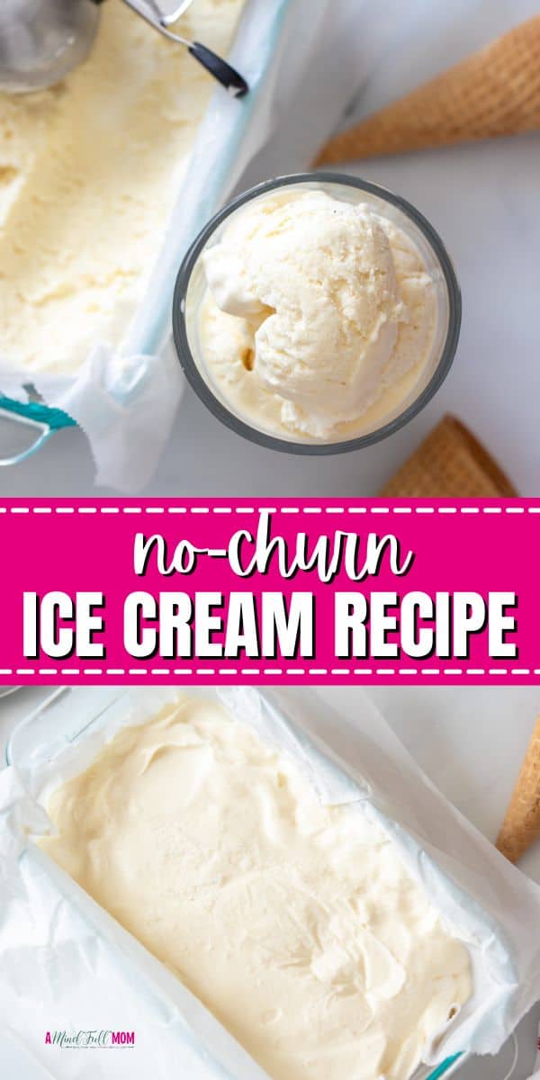 This recipe for No-Churn Ice Cream proves you can have delicious, creamy ice cream without an ice cream maker! Made with just three ingredients and endless options for flavorings, this no churn ice cream recipe will be a summer staple!