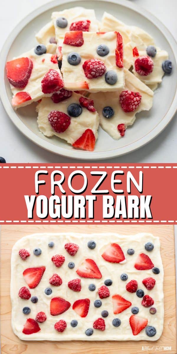 Looking for a refreshing frozen treat that is not loaded with added sugars? You will LOVE this Frozen Yogurt Bark recipe. Made with just 3 wholesome ingredients and toppings of your choice, Frozen Yogurt Bark is the perfect summer dessert. 