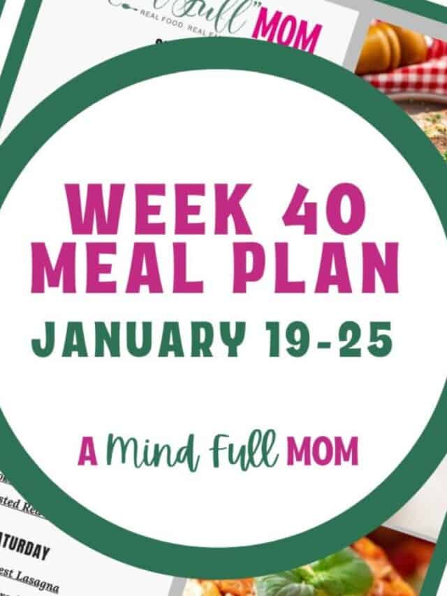 Weekly Meal Plans -- Free Weekly Meal Plans with Shopping List