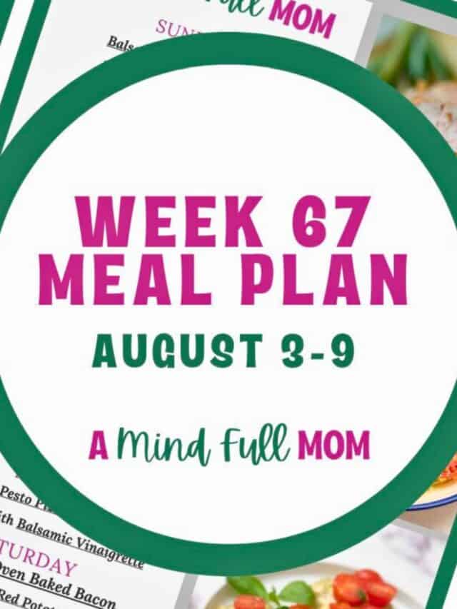 Week 67 Free Weekly Meal Plans for Families {With Grocery List}