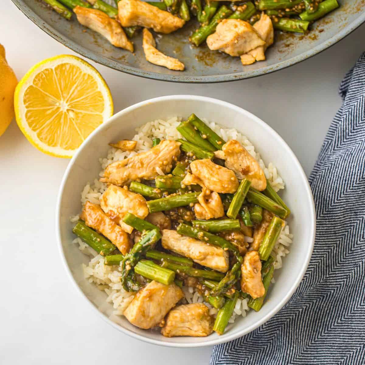 Chicken Asparagus Stir Fry