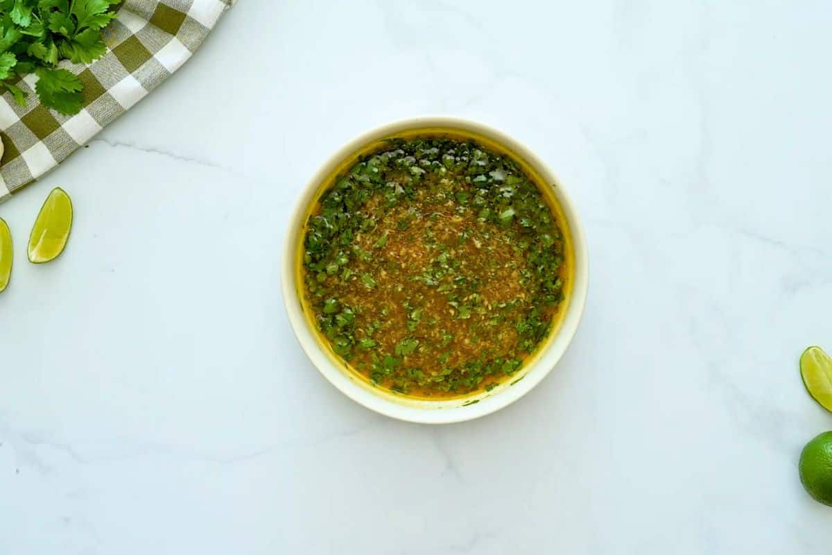 Cilantro Lime Marinade for Chicken Honey, olive oil, garlic, cilantro, and lime zest and lime juice mixed together for chicken marinade.