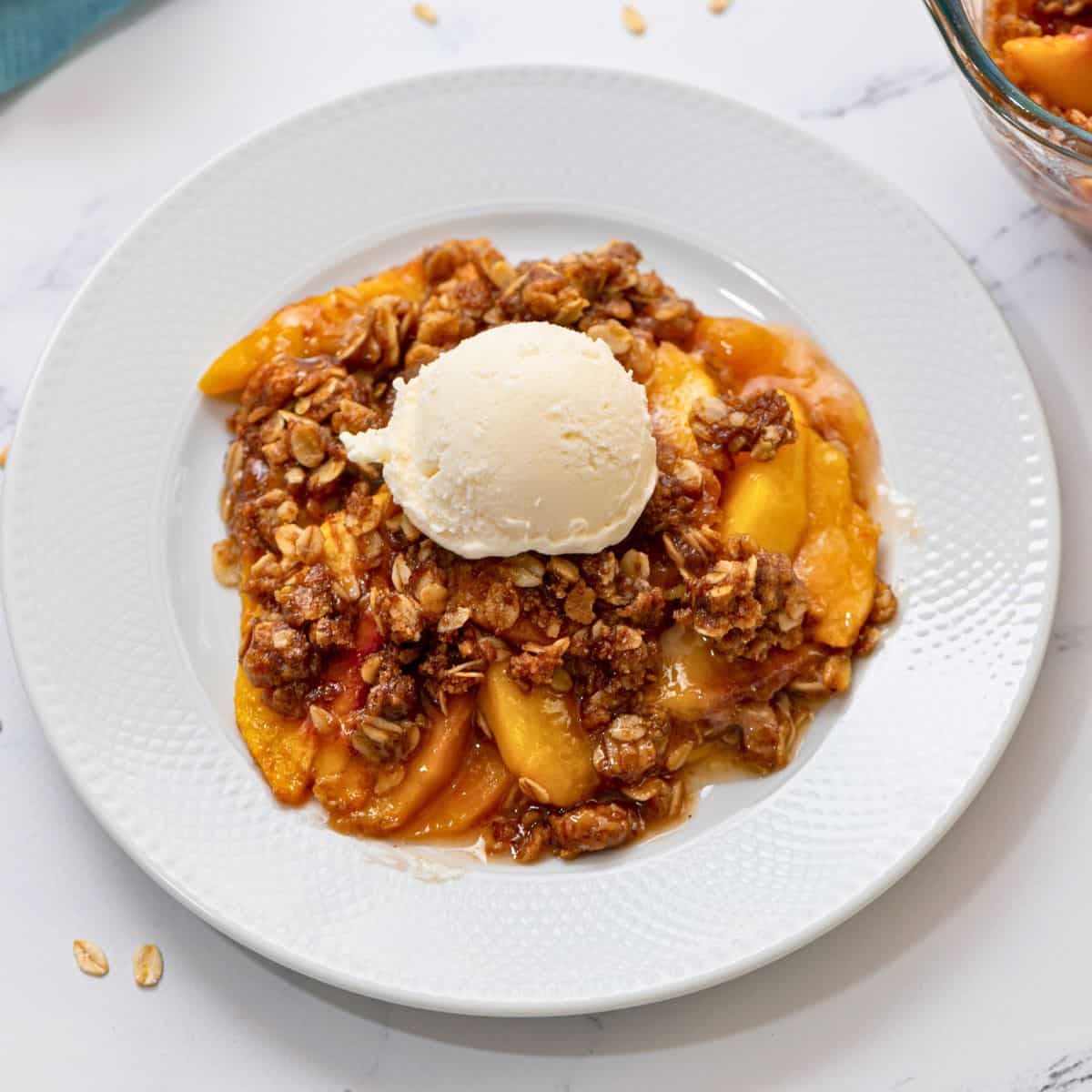 Easy Peach Crisp